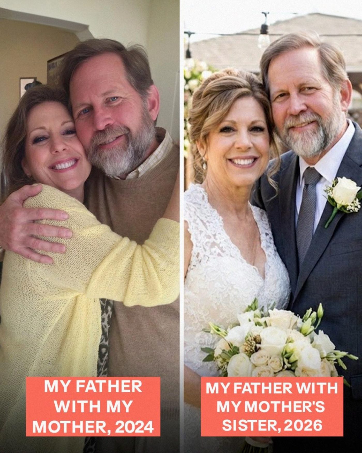 Después de que mi madre falleciera, mi padre se casó con su hermana gemela; en su boda, mi abuela me contó toda la verdad que había detrás.