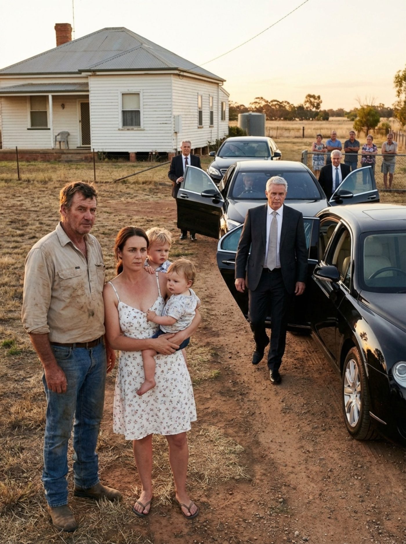 Me casé con un mendigo de 36 años y tuvimos dos hijos… hasta que un día tres coches de lujo llegaron al pueblo y revelaron su verdadera identidad…