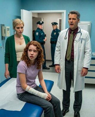 When hospital security quietly took their places near the consultation room entrance, Dr. Lucas Bennett felt that familiar heaviness settle in his chest — the same feeling he always had when something wasn’t right.