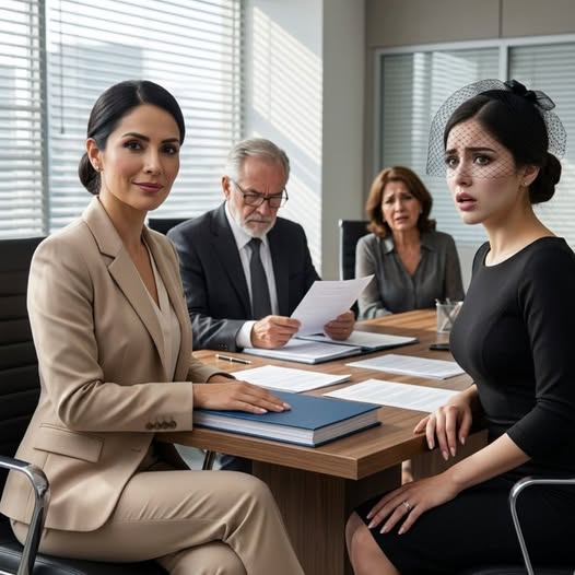 “El notario leyó: ‘Todo es para la amante’”, y todos pensaron que yo había perdido… hasta que abrí la carpeta azul y la herencia perfecta se convirtió en una condena que la dejó temblando frente a toda la familia