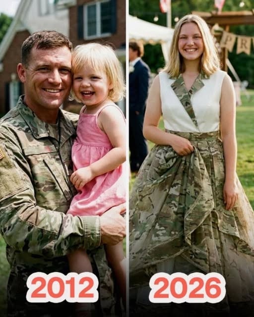 <Cosi mi vestido de graduación con el uniforme militar de mi padre para honrar su memoria — mi madrastra se burló de mí, hasta que un oficial del ejército llamó a la puerta y le entregó una nota que la dejó pálida.