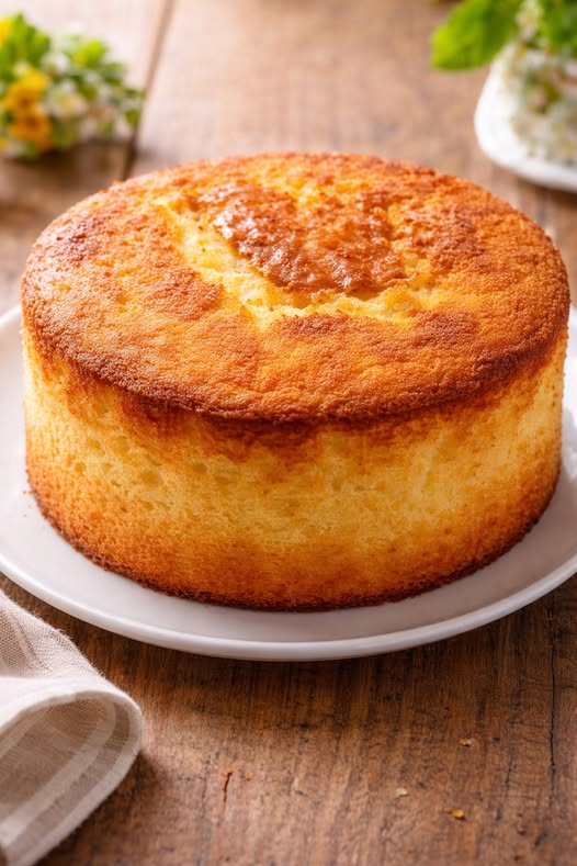 Bizcocho Muy Alto y Esponjoso