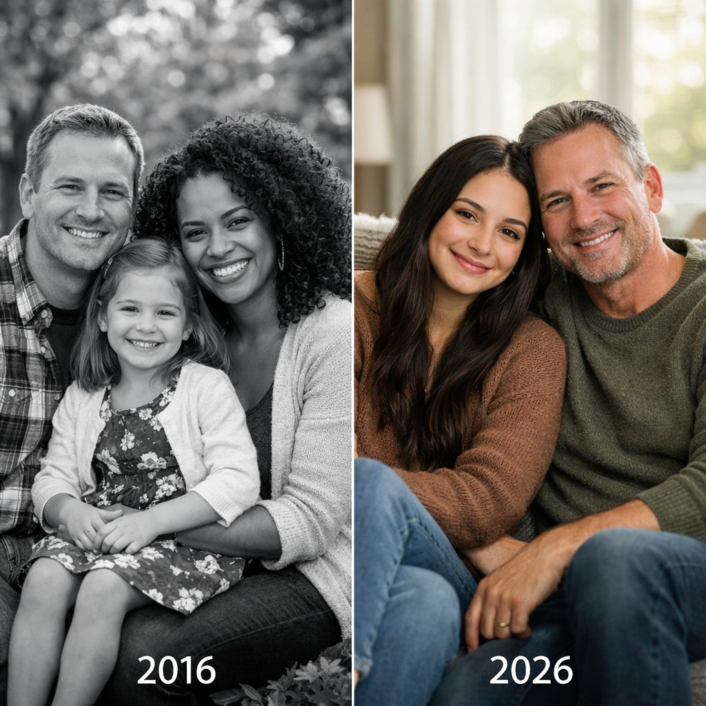 Hace diez años, adopté a la hija de mi difunta novia Laura, Grace. Laura había quedado embarazada durante una relación anterior, y cuando le dijo al padre biológico de Grace sobre esto, desapareció. Se Ha Ido. Sin llamadas. Sin apoyo.