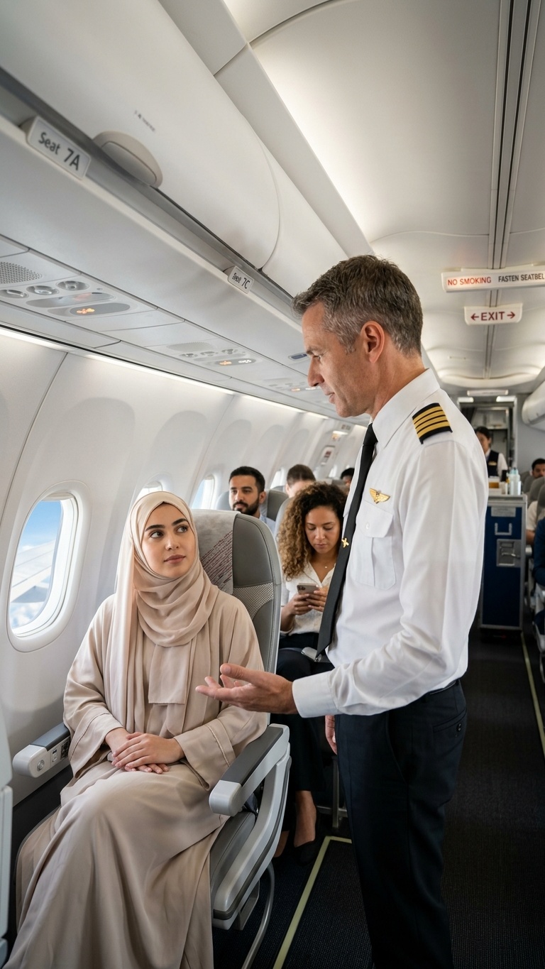 “Capitán intentó echar a una pasajera ‘pobre’ de Primera Clase para complacer a su esposa. Segundos después, el Director de la aerolínea se levantó y reveló un secreto que le heló la sangre…”
