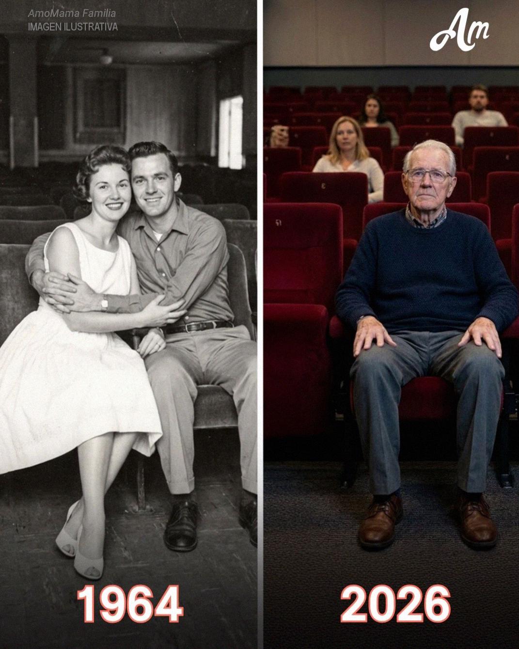 Mi esposa y yo íbamos al mismo cine — Después de que falleció, fui allí solo; un día, un joven se sentó a mi lado y dijo: “Tu esposa me pidió que te entregara algo”