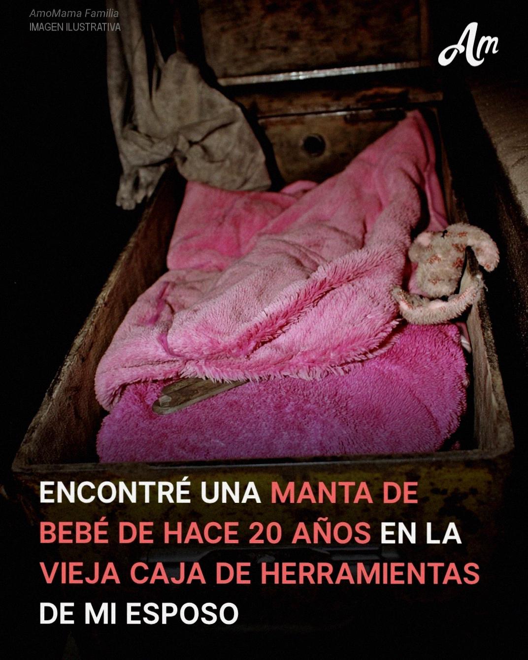 Encontré una cobija de bebé de hace 20 años en la vieja caja de herramientas de mi esposo – El nombre que tenía cambió mi vida para siempre