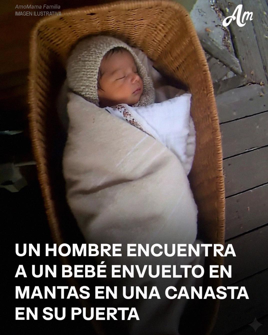 Hombre encuentra a un bebé envuelto en mantas en una cesta y lo adopta — 17 años después, un desconocido regresa a por el niño