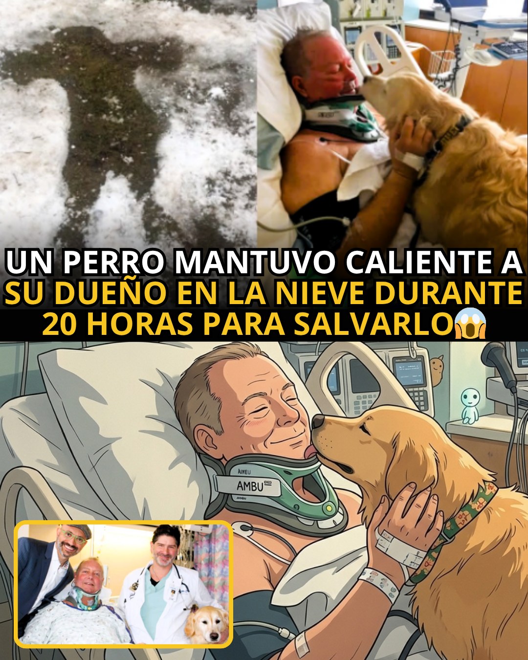 Kelsey: El ángel de cuatro patas que desafió al invierno