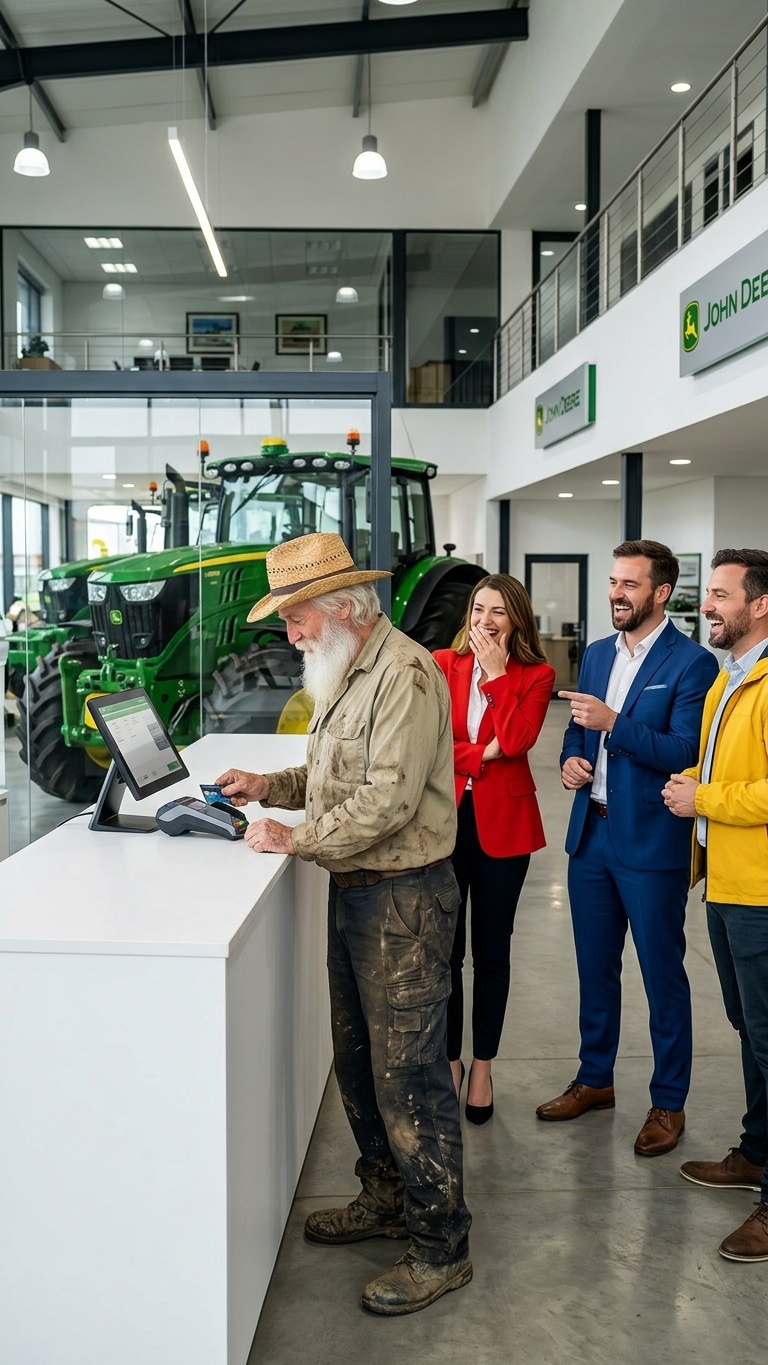 “SE O CARTÃO PASSAR, EU PAGO!” – O Gerente Humilhou O Camponês, Mas Não Sabia Com Quem Estava A Lidar.