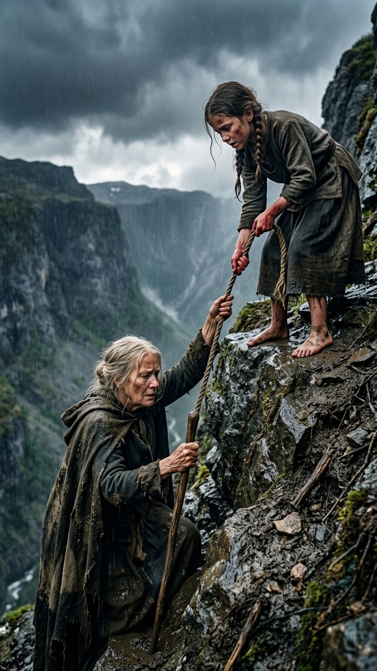 Nuera Ambiciosa Arrojó A Su Suegra Millonaria Al Abismo … Pero Una Niña Muda Ocultaba El Peor De Los Secretos