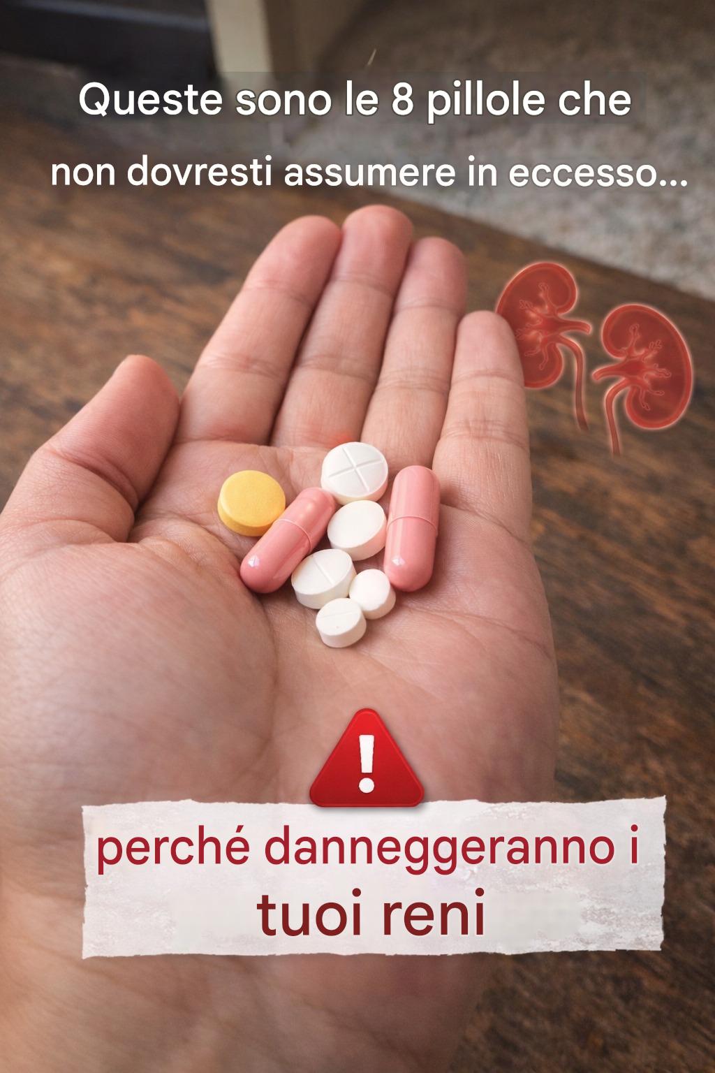 8 farmaci comuni da evitare di assumere in eccesso per proteggere i reni