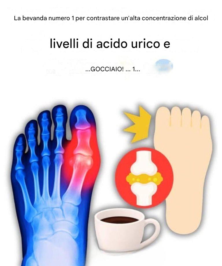 “Il mio alluce bruciava… finché non ho scoperto queste 5 bevande che eliminano naturalmente l’acido urico!”