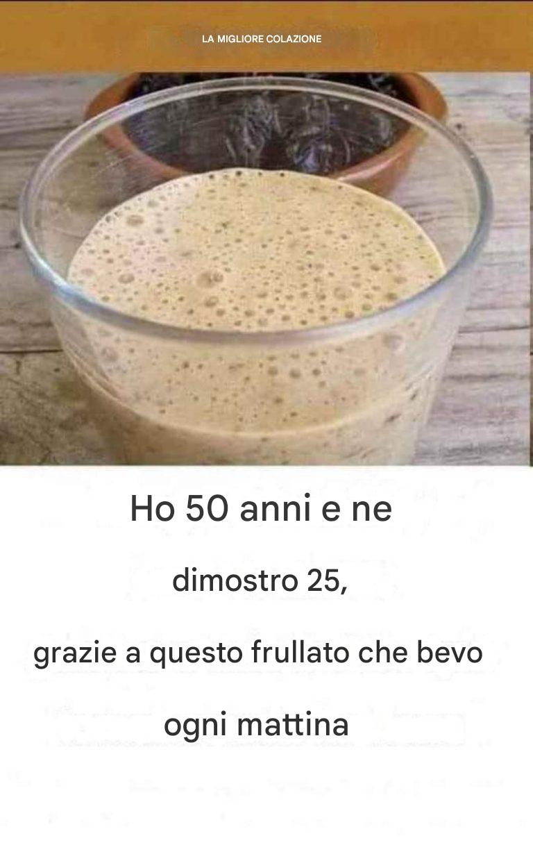 Ho 50 anni e ho il corpo di una venticinquenne, grazie a questo frullato che bevo ogni mattina.