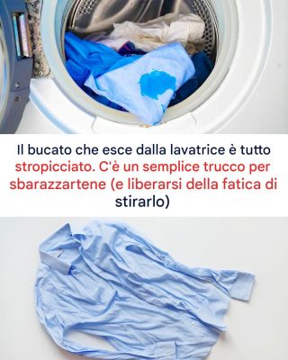 È lì che la lavatrice è quasi statica. Usa un semplice strumento per eliminare l’intasamento e ridurre la fatica dovuta allo sbattimento.