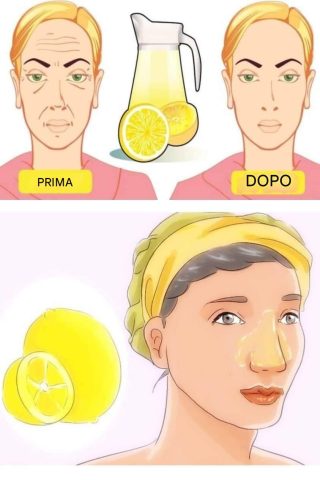 Trucco del limone per eliminare le rughe profonde del viso