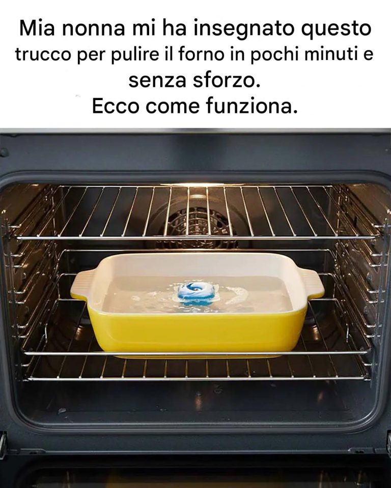 Ecco un semplice trucco vecchio stile per pulire il forno