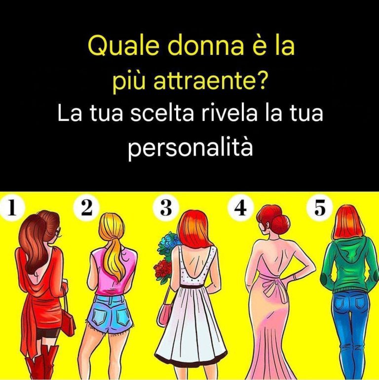 Cosa lo ha reso più attraente quando si è girato? Scopri cosa puoi dire della tua personalità