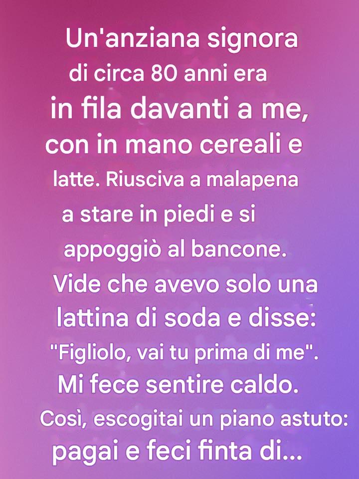 Quando la gentilezza ha detto ciò che le parole non avrebbero mai potuto dire