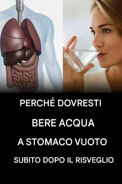 Perché bere acqua al mattino potrebbe farti bene