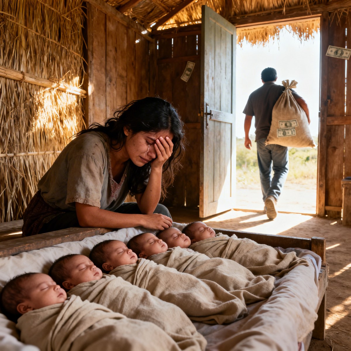 El padre che chiamo “maldición” a sus cinco hijos… 30 anni dopo volvió a buscarlos quando si convertì in poderosos.