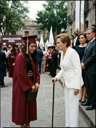 En mi graduación universitaria, mi abuela se inclinó hacia mí y me preguntó con toda naturalidad