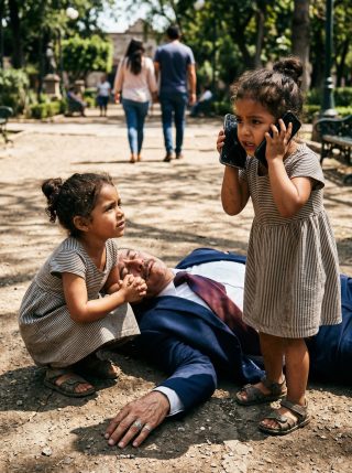 El Magnate Se Desploma en el Parque, Lo Que Hicieron Dos Niñas de 5 Años Nadie Lo Podría Creer