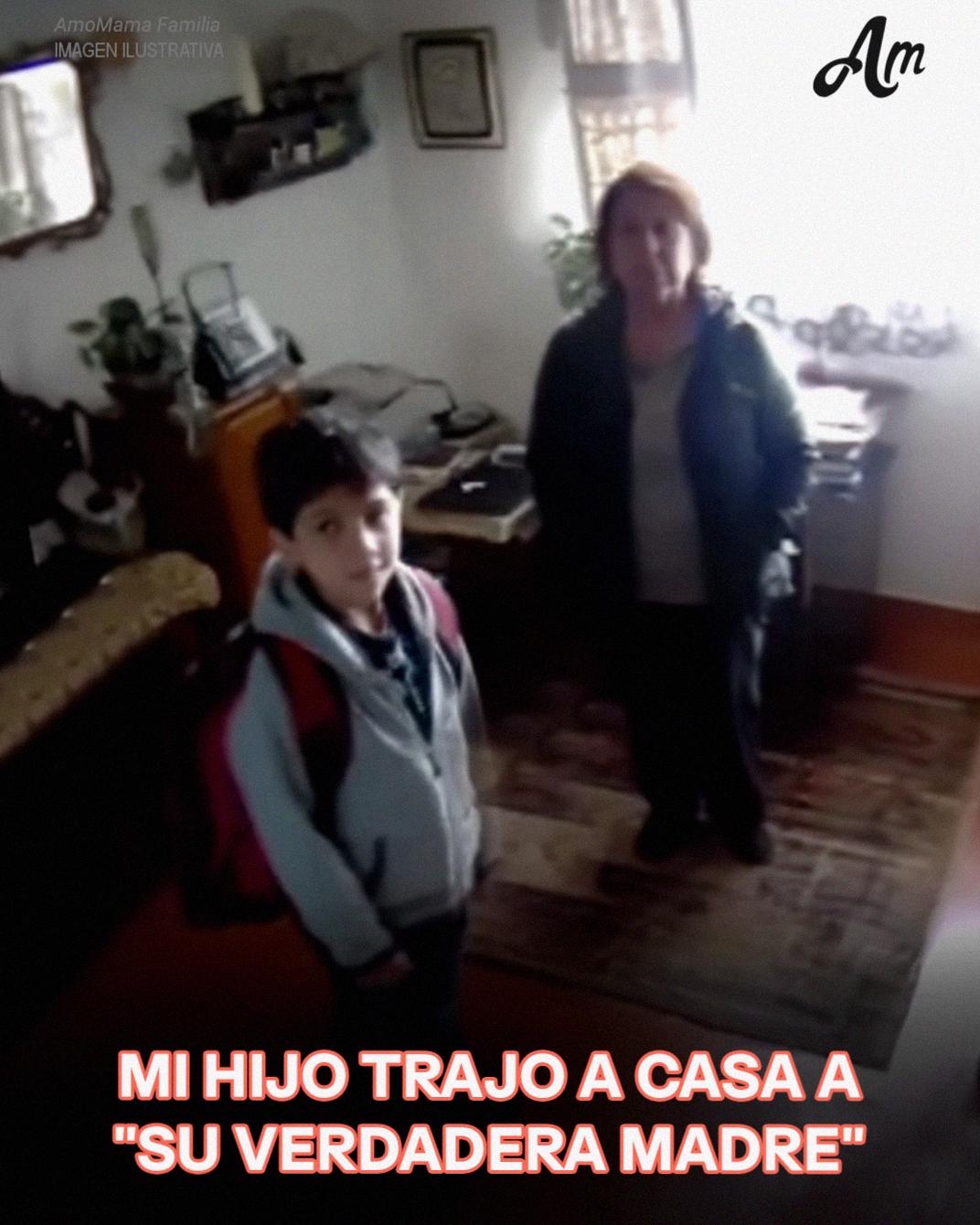 Mi hijo trajo a una desconocida a casa después de la escuela, diciendo que ella era su “verdadera mamá”