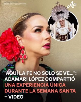 La Semana Santa: 3 looks de Adamari López para la ocasión y una experiencia única que compartió – Fotos