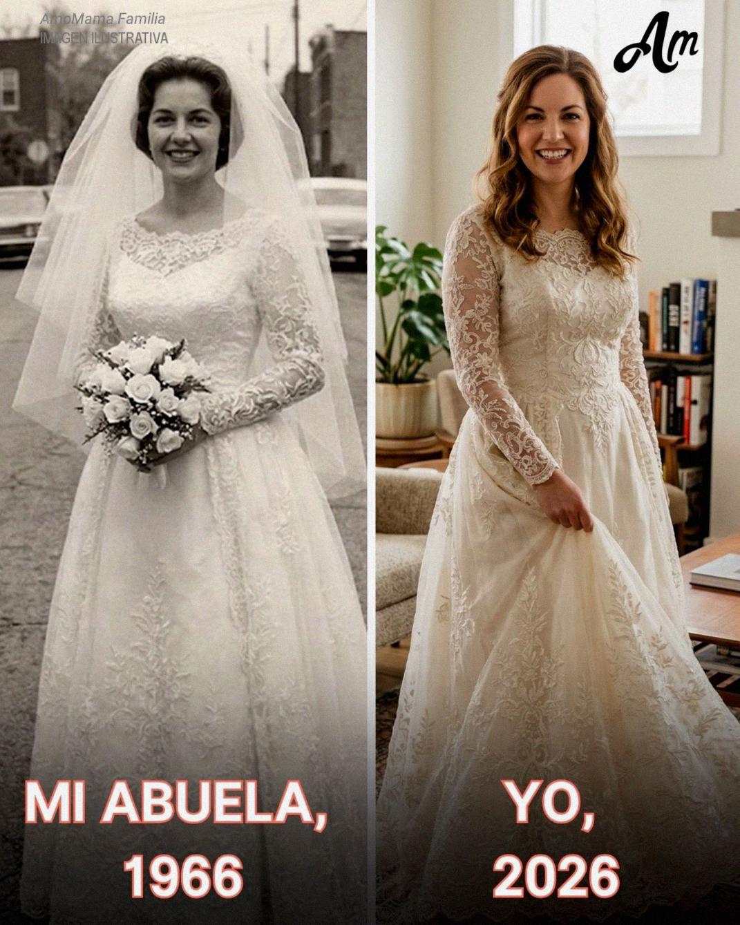 Decidí usar el vestido de novia de mi abuela en su honor – Pero mientras lo arreglaba, encontré una nota oculta que reveló la verdad sobre mis padres