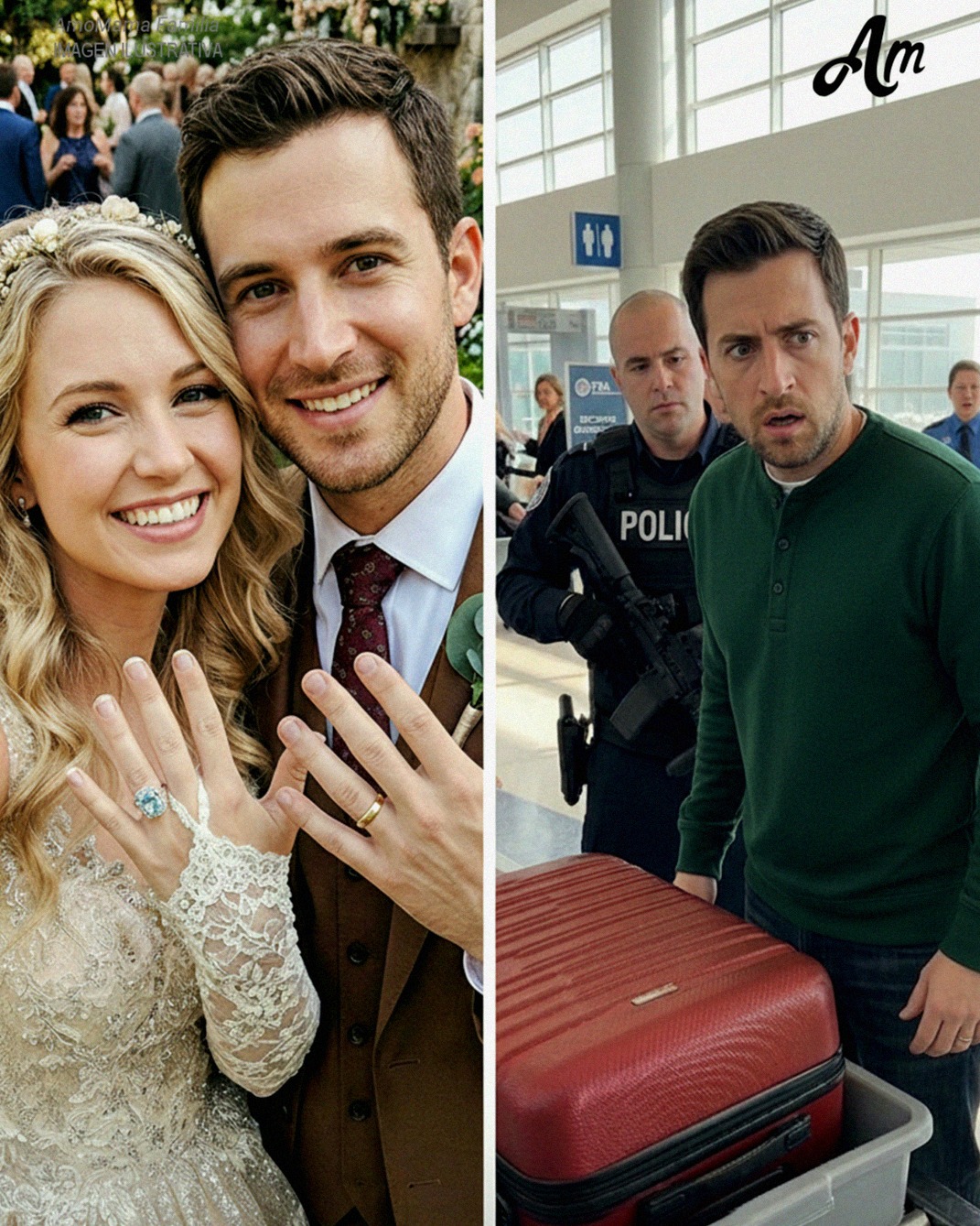 Mi esposo se quitaba el anillo de bodas antes de cada viaje de negocios – Lo que puse en su maleta lo hizo gritar en el aeropuerto