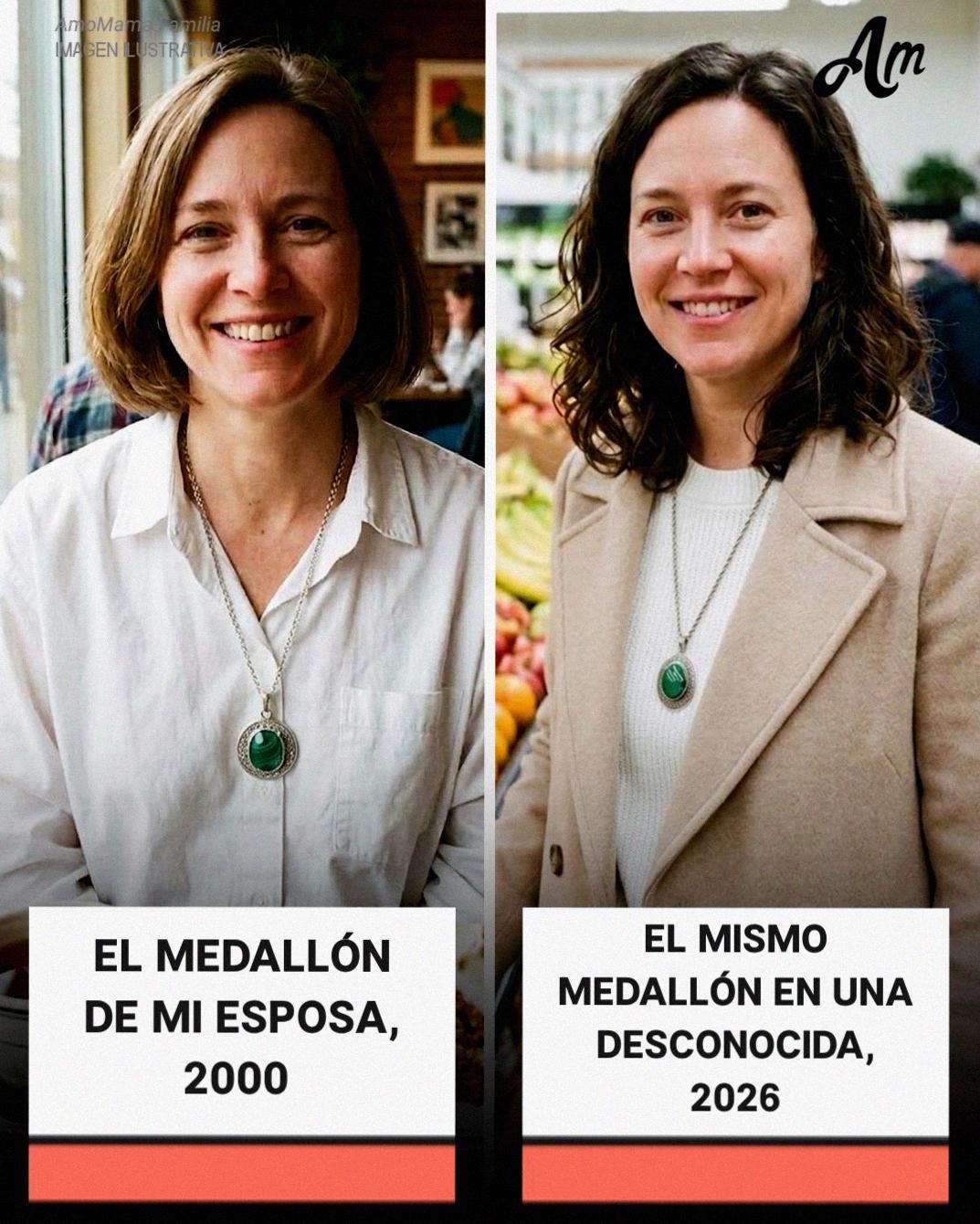 Mi esposa desapareció hace 20 años – Luego, en una tienda de comestibles, vi a una mujer joven que llevaba la medalla de plata que una vez le regalé