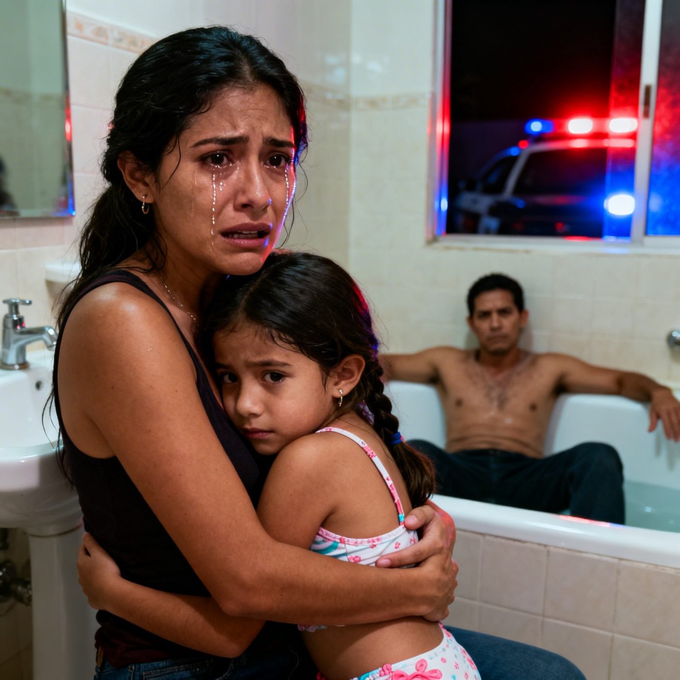 “Papá dice que no hable de los juegos en el baño”: Miré por la puerta entreabierta y llamé a la policía aterrada.