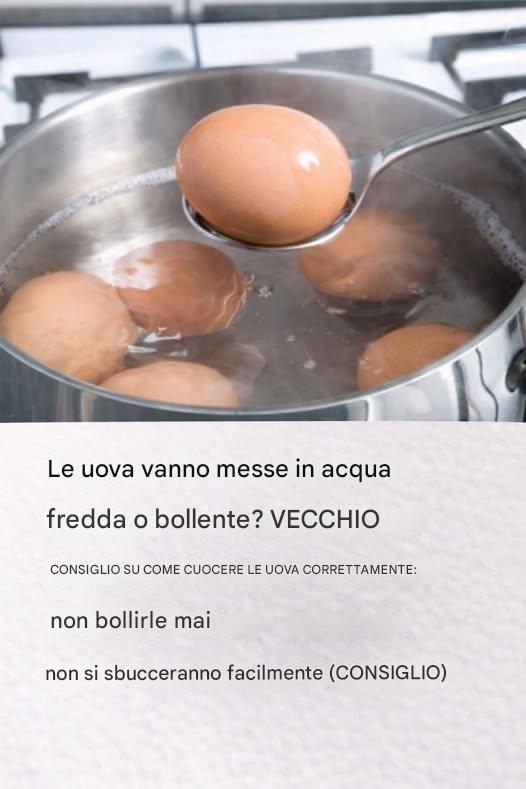 Le uova vanno messe in acqua fredda o bollente? UN VECCHIO CONSIGLIO SU COME CUOCERE LE UOVA CORRETTAMENTE: non le sbuccerete mai più facilmente (CONSIGLIO)