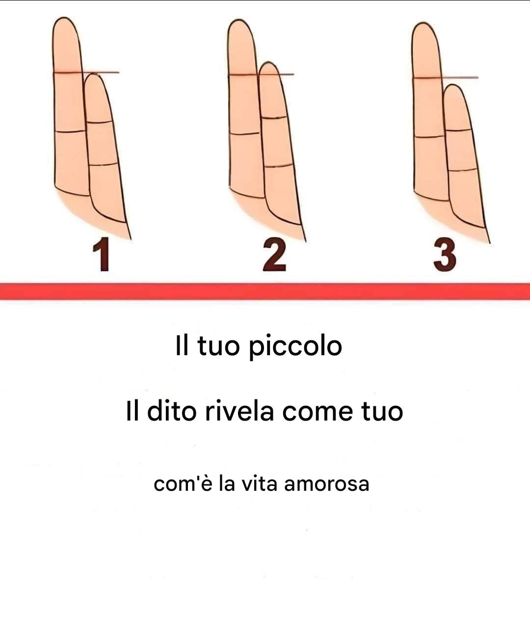 Che aspetto ha il tuo mignolo? Scopri la tua opinione sull’amore
