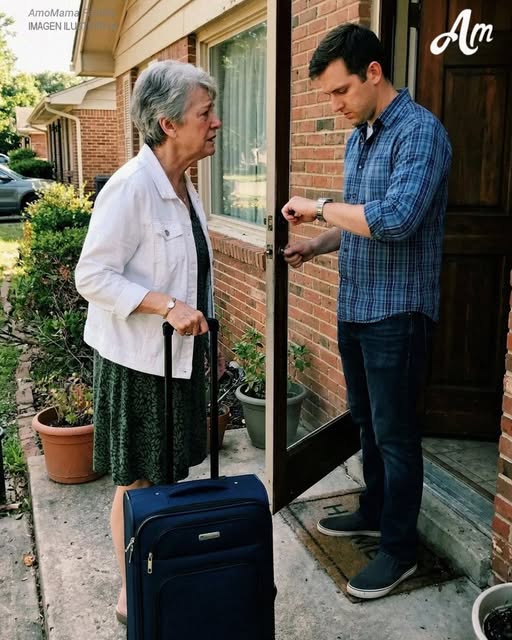 Volé al otro lado del país para ver a mi hijo — Miró su reloj y dijo: “Llegaste 15 minutos antes, ¡espera afuera!”