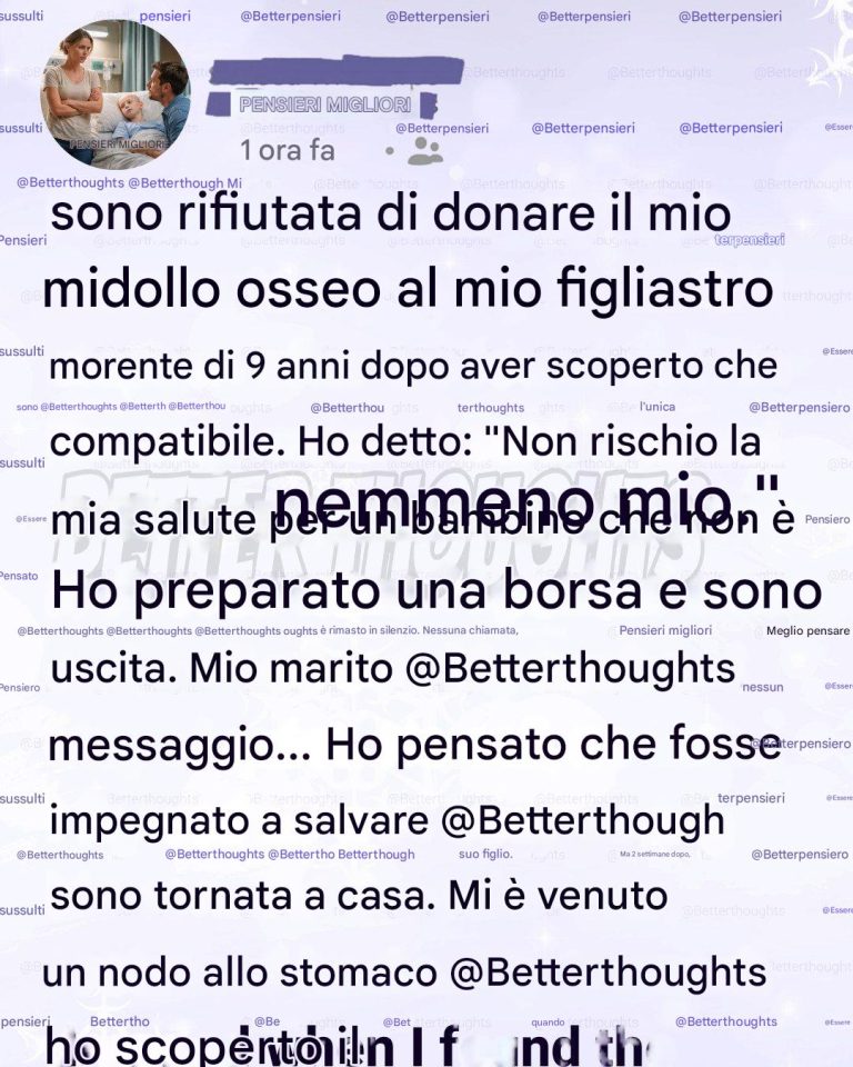 La parte successiva cambia tutto.