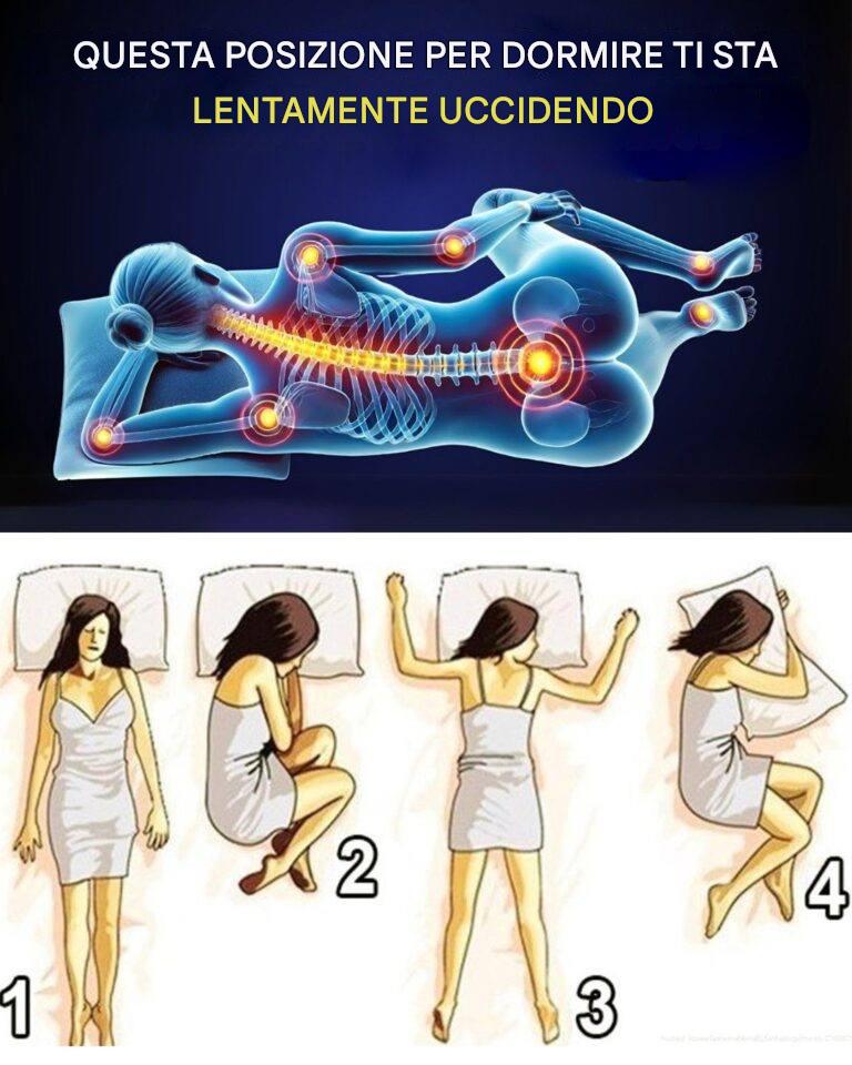 La posizione più pericolosa in cui dormi senza saperlo