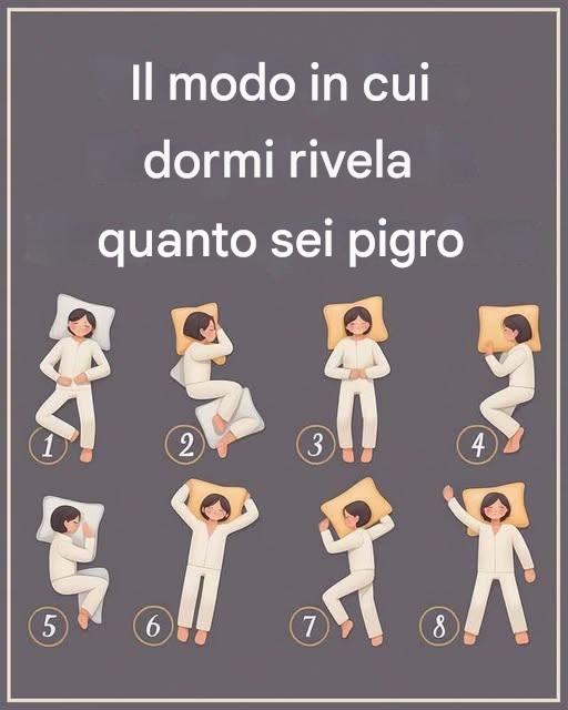 Cosa può rivelare la tua posizione durante il sonno sulla tua personalità