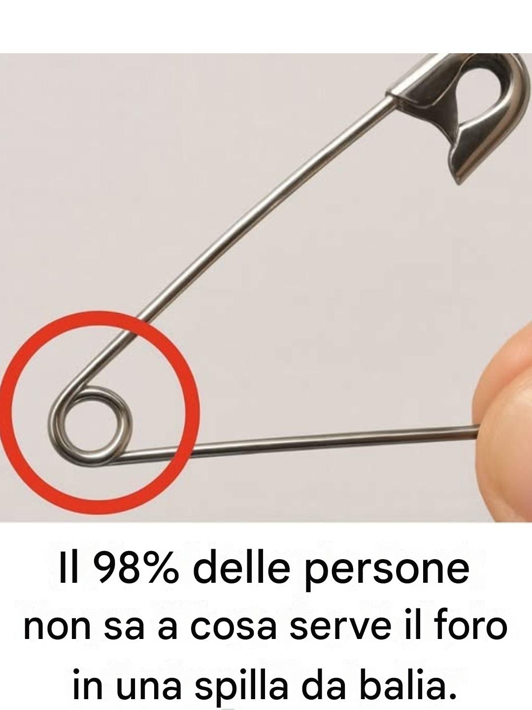 A cosa serve il foro in una spilla da balia? – Un piccolo dettaglio con uno scopo geniale