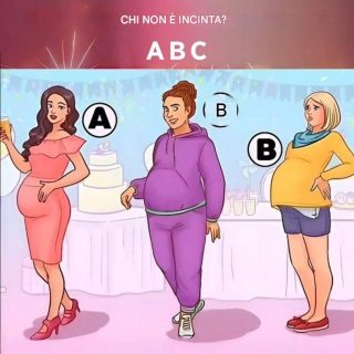 Quale di queste ragazze non è incinta? Solo un genio della logica potrebbe scoprirlo.