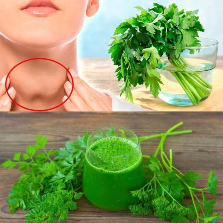 6 semplici passaggi per curare la tiroide in modo naturale con il prezzemolo e altri prodotti