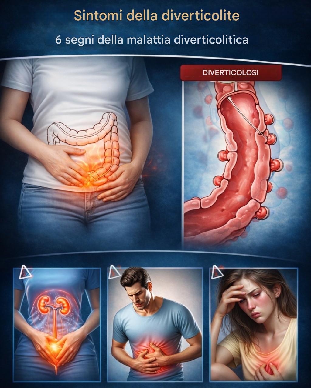 Segnali d’allarme della diverticolite: 6 segnali precoci che il tuo corpo potrebbe inviare prima che la situazione peggiori