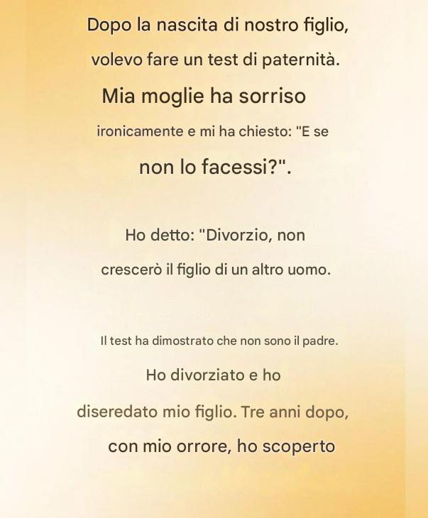 Quando il sospetto distrugge una famiglia: il doloroso momento della verità per un padre.
