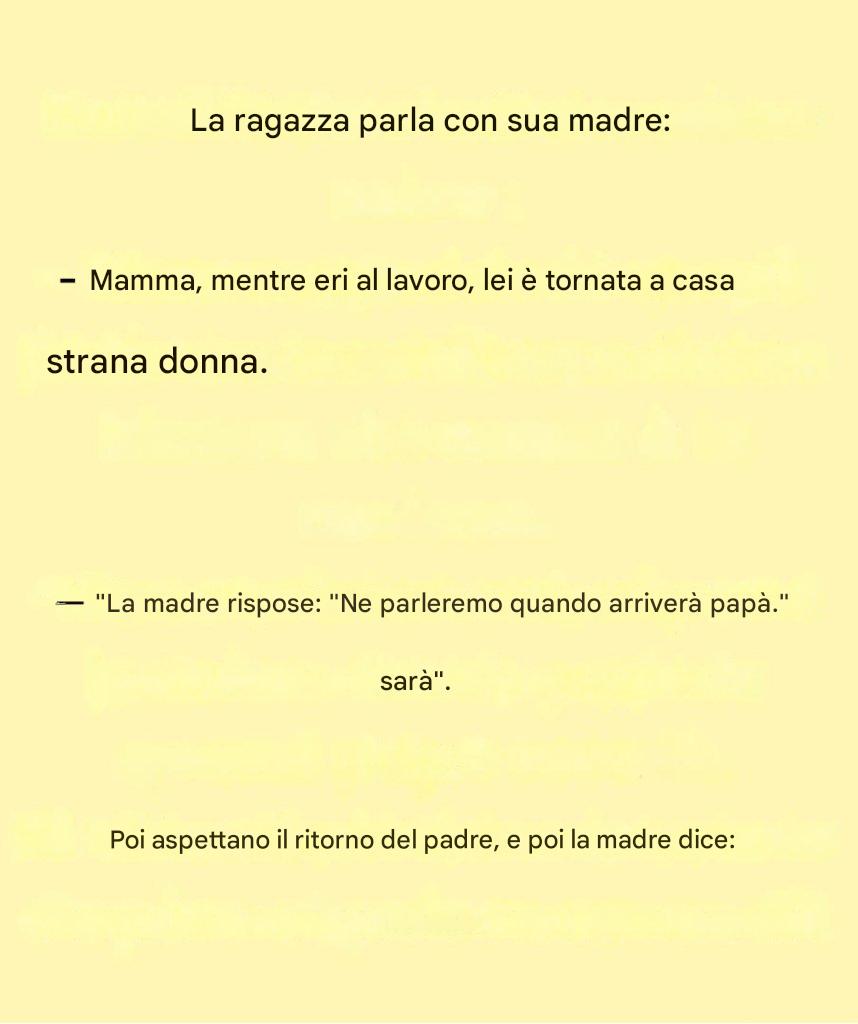 La barzelletta di oggi: Una bambina che parla con sua madre.