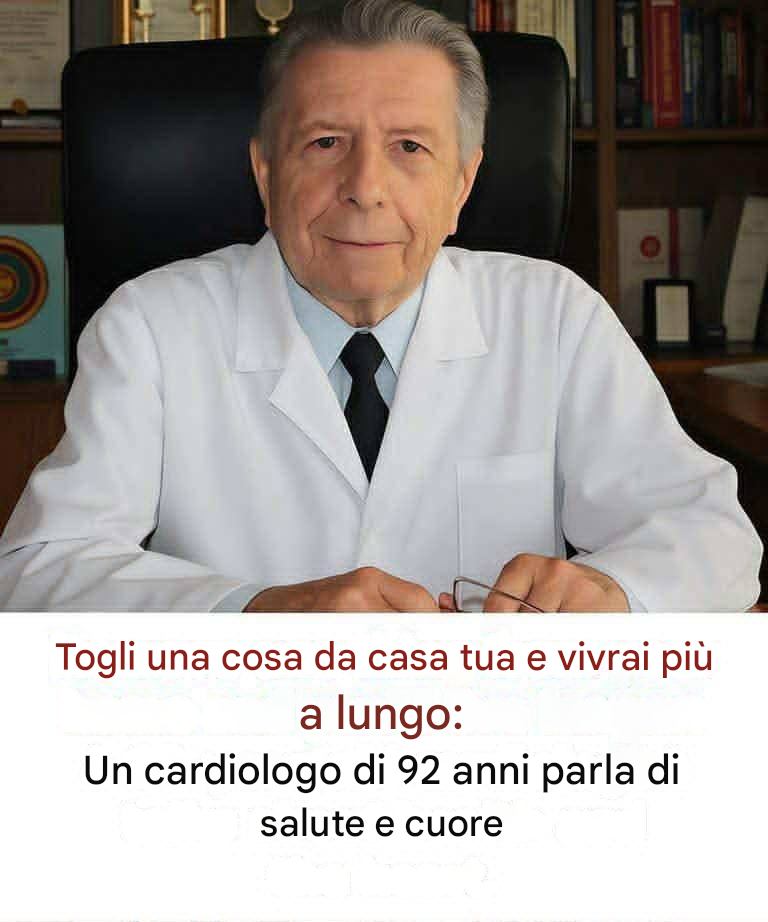 Secondo un cardiologo di 92 anni, eliminare un oggetto dalla propria casa può contribuire a vivere più a lungo.