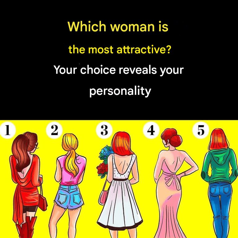 Quale donna sarà più attraente quando si girerà? Scopri cosa rivela la tua scelta sulla tua personalità.