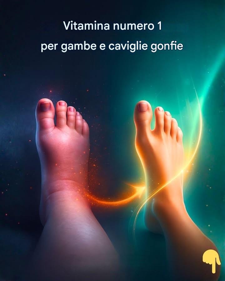 Vitamina numero 1 per gambe e caviglie gonfie