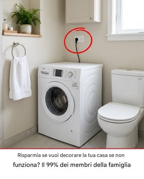 La lavatrice va scollegata dalla presa di corrente dopo l’uso?