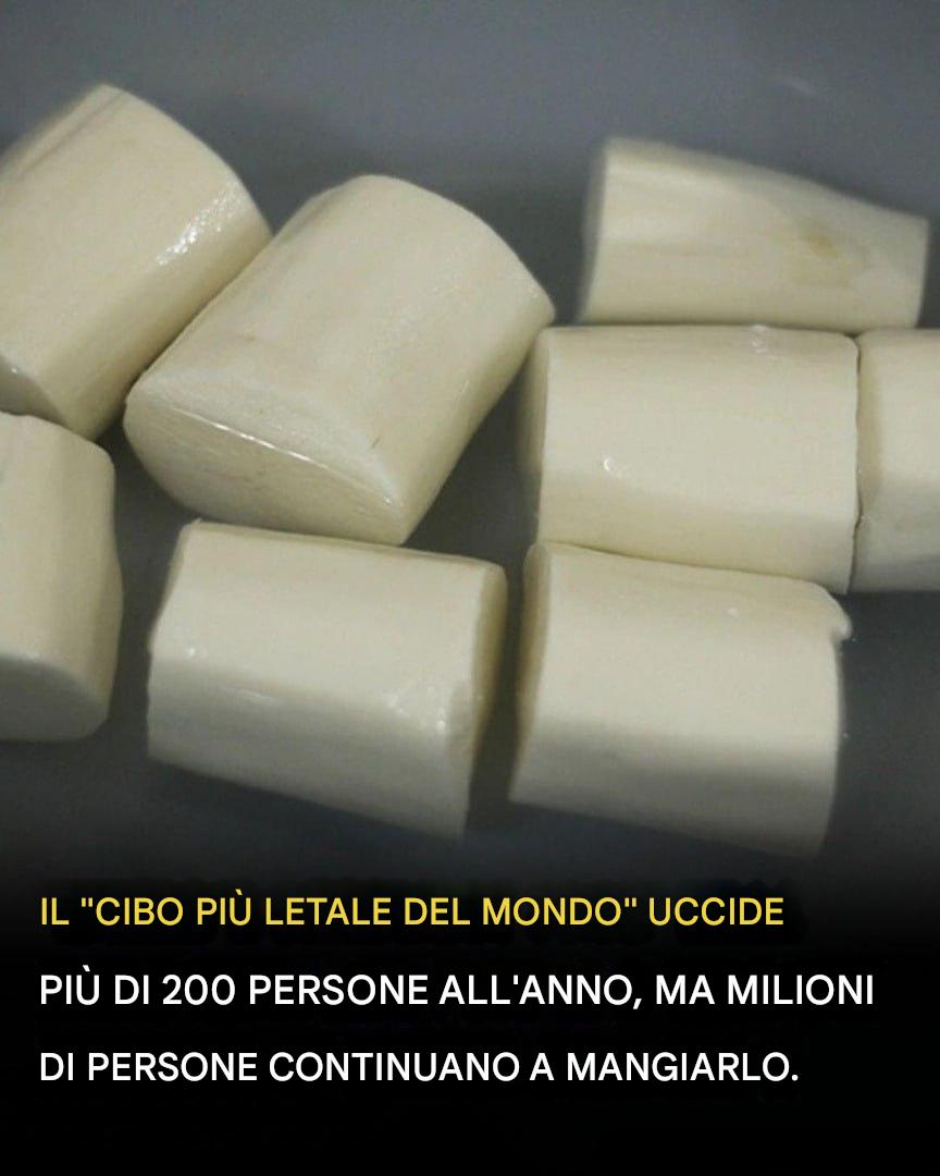 Ogni anno oltre 200 persone muoiono a causa del “cibo più letale del mondo”, ma quasi 500 milioni di persone continuano a mangiarlo.
