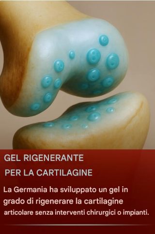 La fine dei dolori articolari? Un gel sviluppato in Germania potrebbe rivoluzionare la rigenerazione della cartilagine.